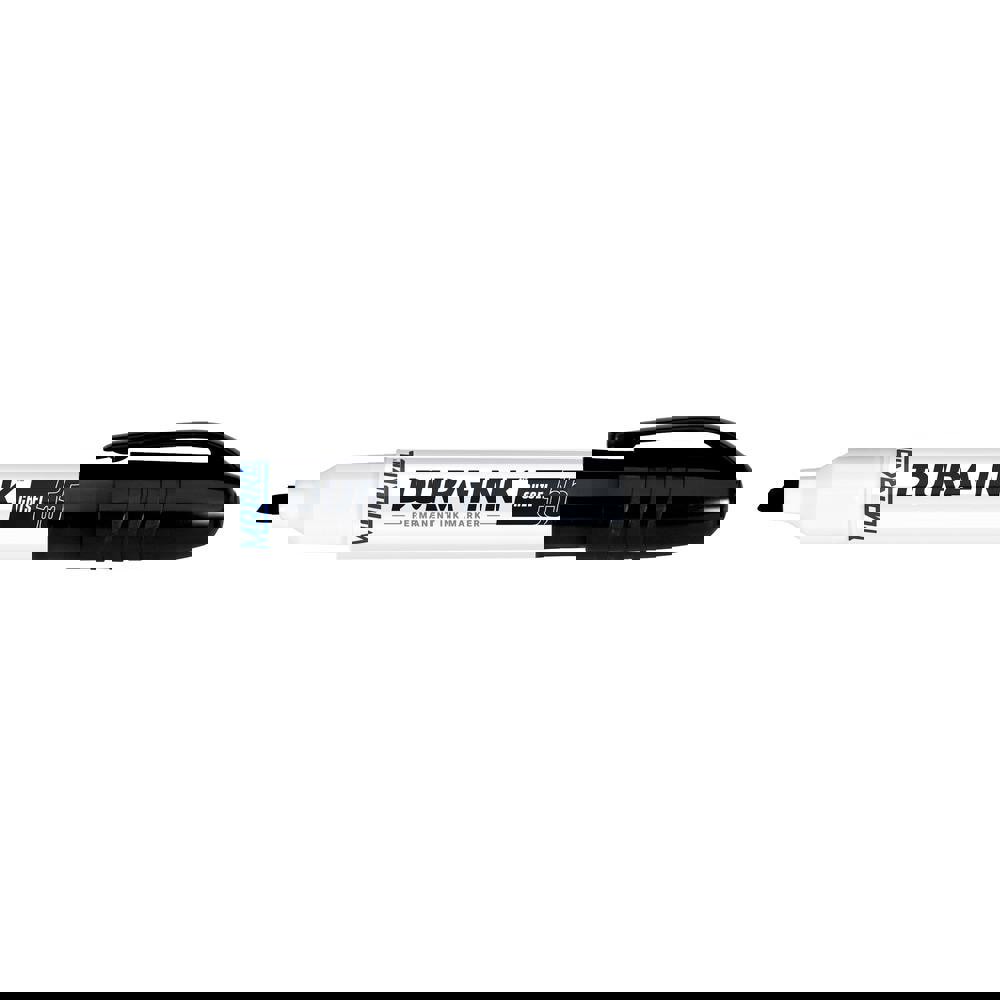 Permanent ink marker with medium chisel tip